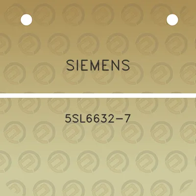 siemens-5sl6632-7