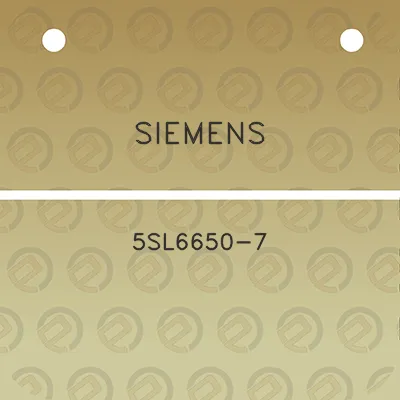 siemens-5sl6650-7