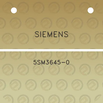 siemens-5sm3645-0