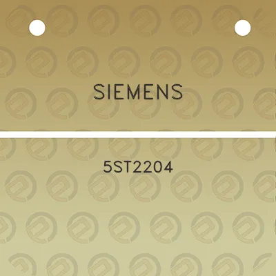 siemens-5st2204