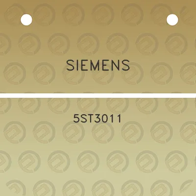 siemens-5st3011