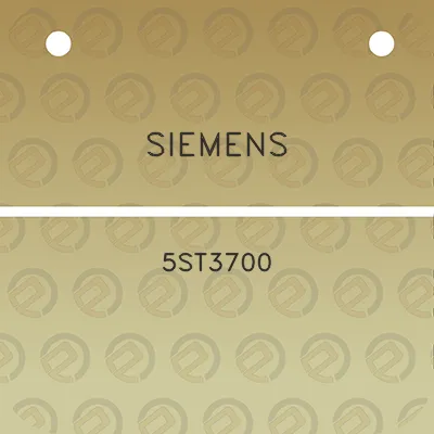 siemens-5st3700