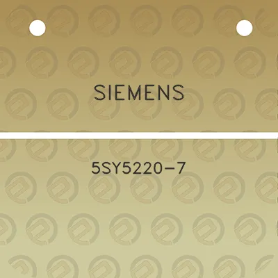 siemens-5sy5220-7