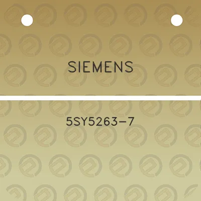 siemens-5sy5263-7