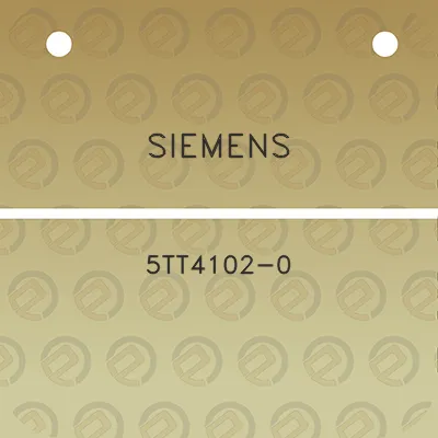 siemens-5tt4102-0