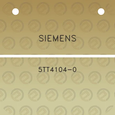 siemens-5tt4104-0