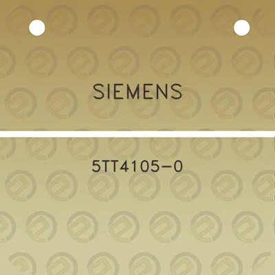 siemens-5tt4105-0