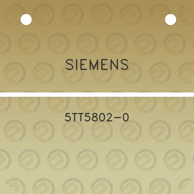 siemens-5tt5802-0