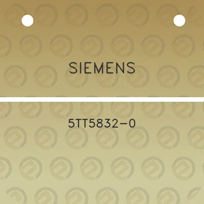 siemens-5tt5832-0