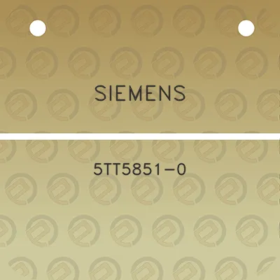 siemens-5tt5851-0