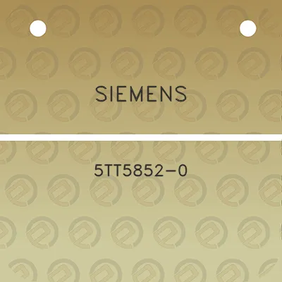 siemens-5tt5852-0