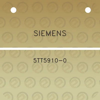 siemens-5tt5910-0