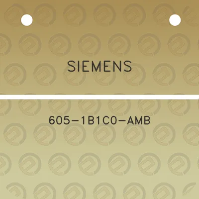 siemens-605-1b1c0-amb