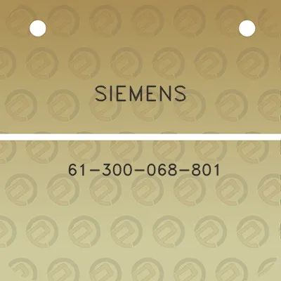 siemens-61-300-068-801