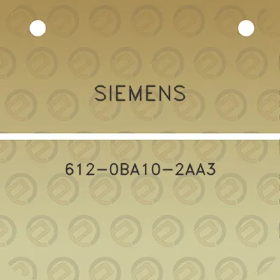 siemens-612-0ba10-2aa3