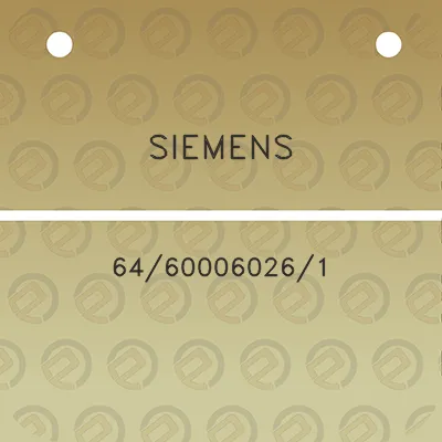 siemens-64600060261