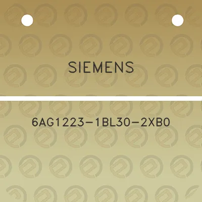 siemens-6ag1223-1bl30-2xb0