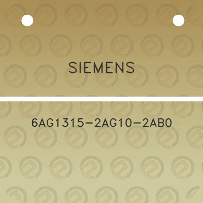 siemens-6ag1315-2ag10-2ab0