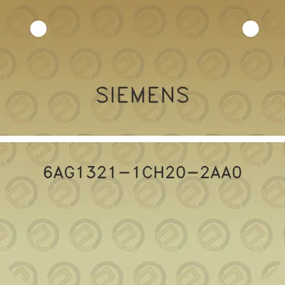 siemens-6ag1321-1ch20-2aa0