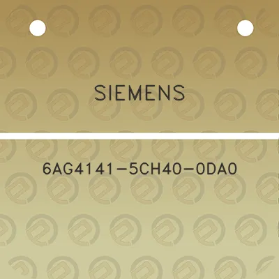 siemens-6ag4141-5ch40-0da0