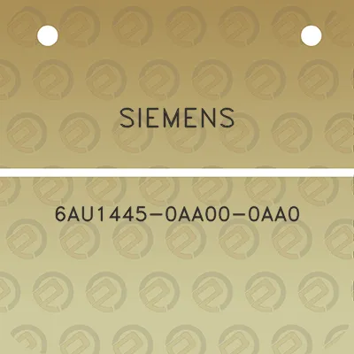 siemens-6au1445-0aa00-0aa0