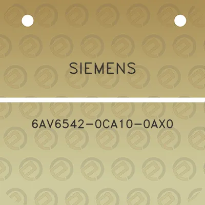 siemens-6av6542-0ca10-0ax0