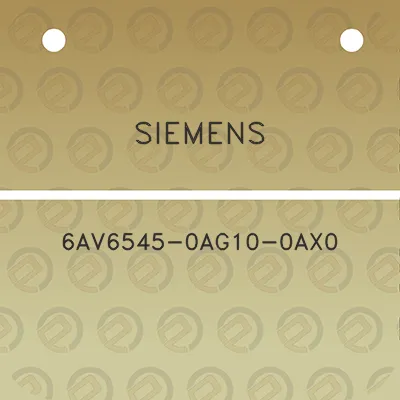 siemens-6av6545-0ag10-0ax0