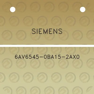 siemens-6av6545-0ba15-2ax0