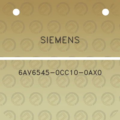 siemens-6av6545-0cc10-0ax0