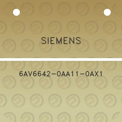 siemens-6av6642-0aa11-0ax1