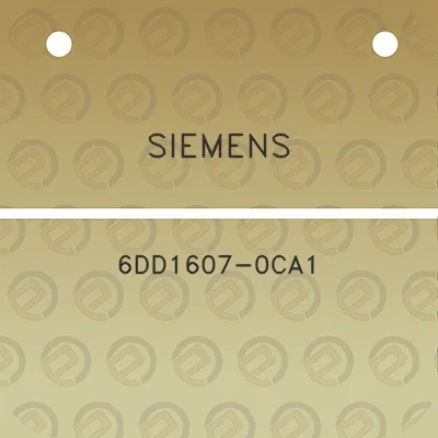 siemens-6dd1607-0ca1