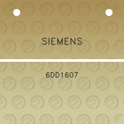 siemens-6dd1607