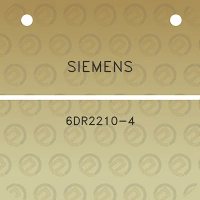 siemens-6dr2210-4