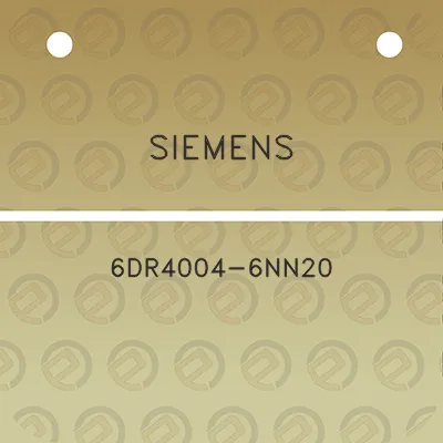 siemens-6dr4004-6nn20