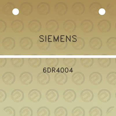 siemens-6dr4004