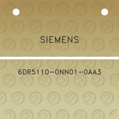 siemens-6dr5110-0nn01-0aa3