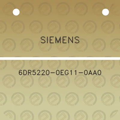 siemens-6dr5220-0eg11-0aa0