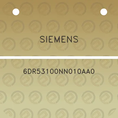 siemens-6dr53100nn010aa0