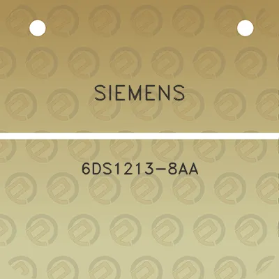 siemens-6ds1213-8aa