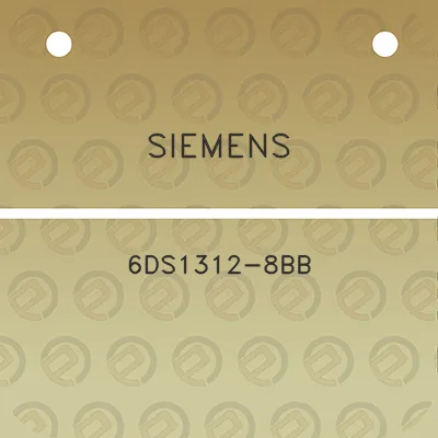 siemens-6ds1312-8bb