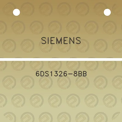 siemens-6ds1326-8bb