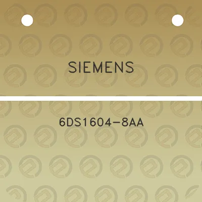 siemens-6ds1604-8aa