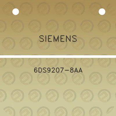 siemens-6ds9207-8aa