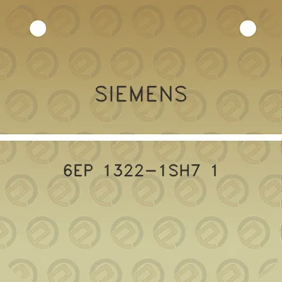 siemens-6ep-1322-1sh7-1