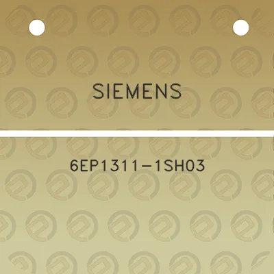 siemens-6ep1311-1sh03