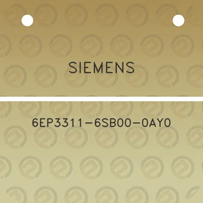 siemens-6ep3311-6sb00-0ay0