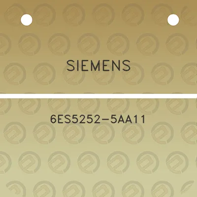 siemens-6es5252-5aa11