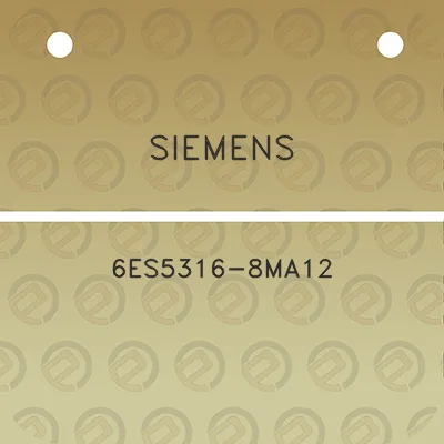 siemens-6es5316-8ma12