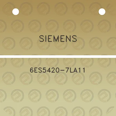 siemens-6es5420-7la11