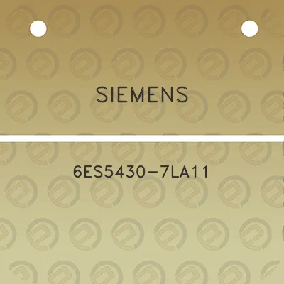 siemens-6es5430-7la11